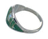 Authentic Sterling Silver Turquoise Opal Southwestern Ring Size 6-1/2 YX82581